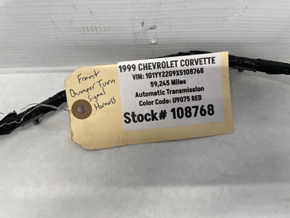 1999 Chevy C5 Corvette Rear Bumper Tail Light Lamp Wire Wiring Harness OEM - Day's Parts Yard