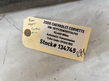 2008 Chevy C6 Corvette RH Passenger Rear Suspension Upper Control Arm OEM