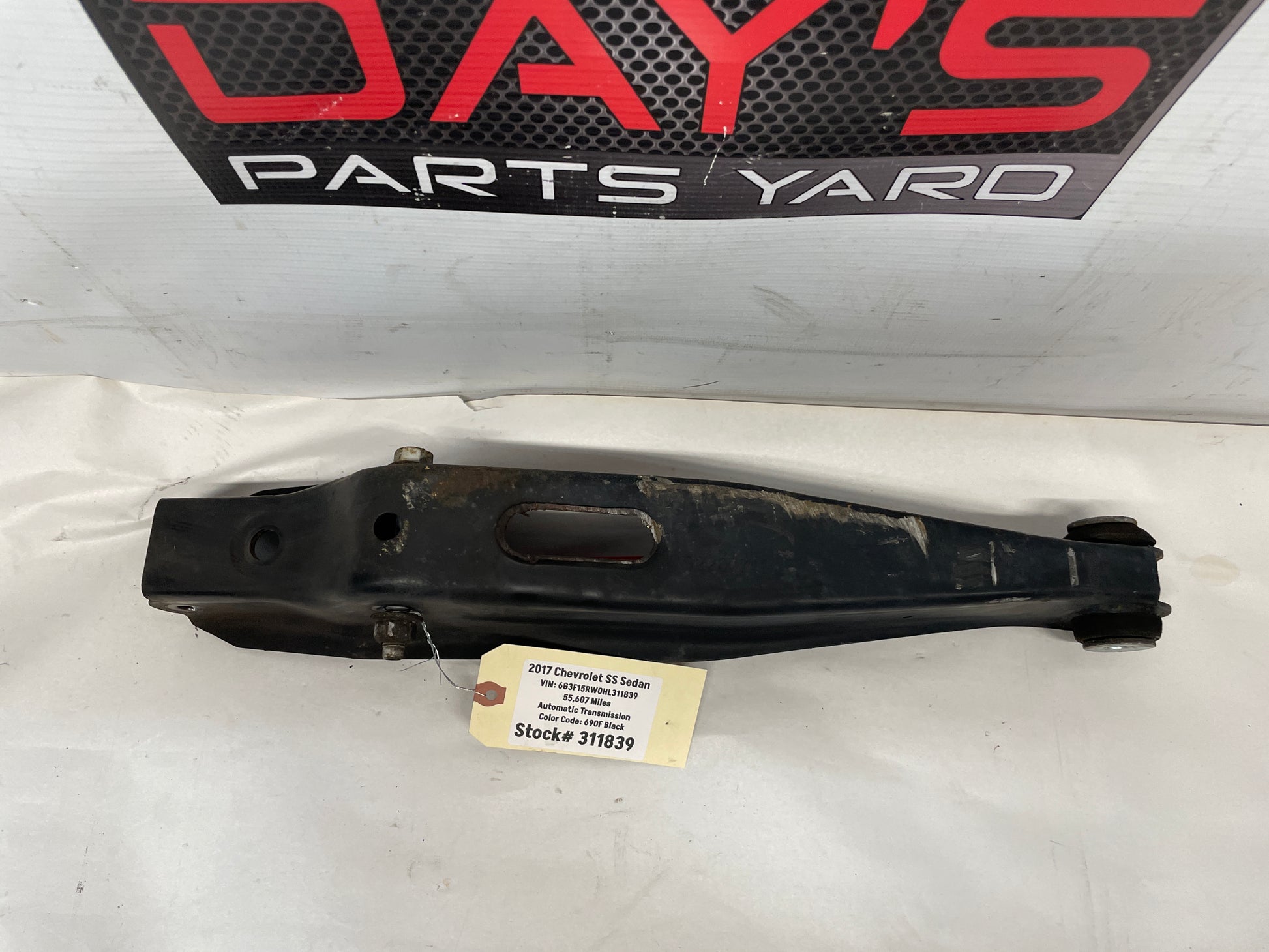 2017 Chevy SS Sedan RH Passenger Rear Lower Control Arm OEM - Day's Parts Yard