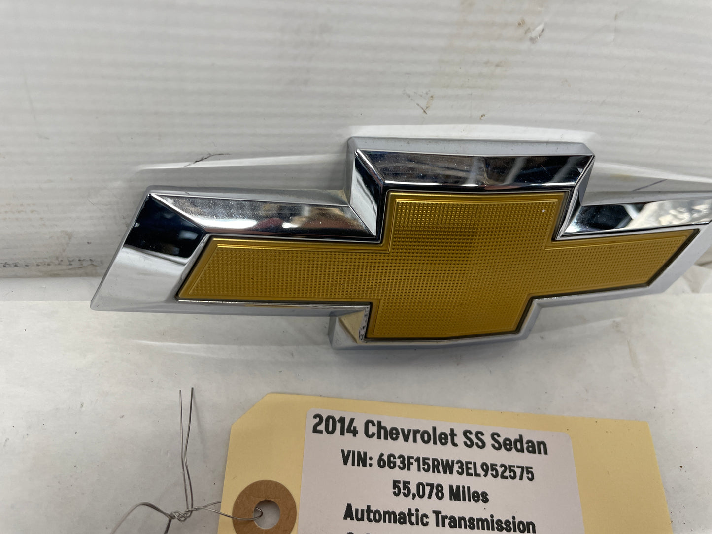 2014 Chevy SS Sedan Trunk Deck Lid Emblem OEM