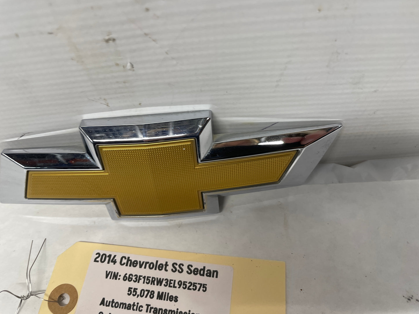 2014 Chevy SS Sedan Trunk Deck Lid Emblem OEM
