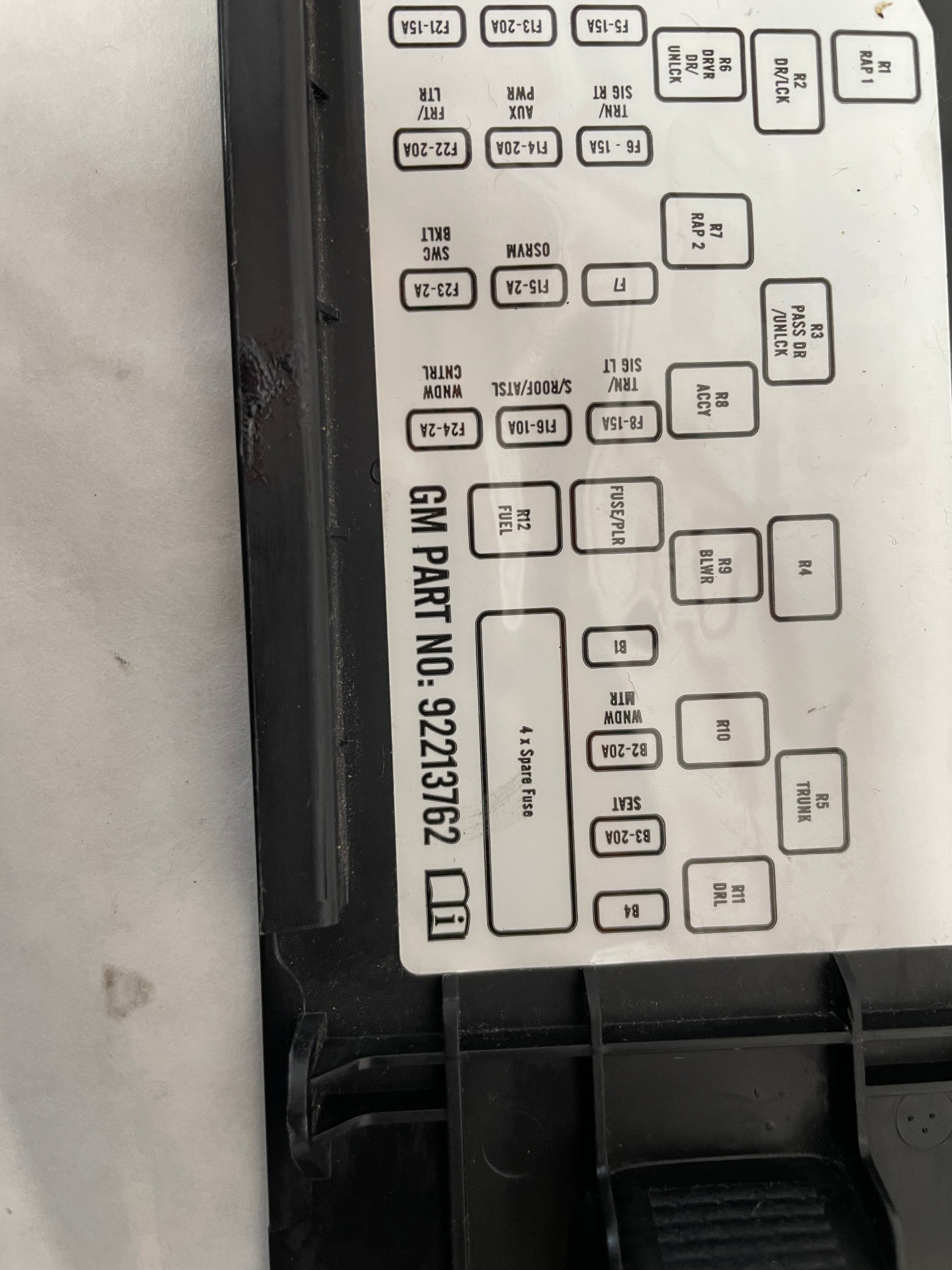 2009 Pontiac G8 Interior Kick Panel Fuse Box Cover Panel Door Trim OEM - Day's Parts Yard