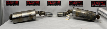 2005 Pontiac GTO RH & LH Axle Back Exhaust Mufflers Factory OEM - Day's Parts Yard