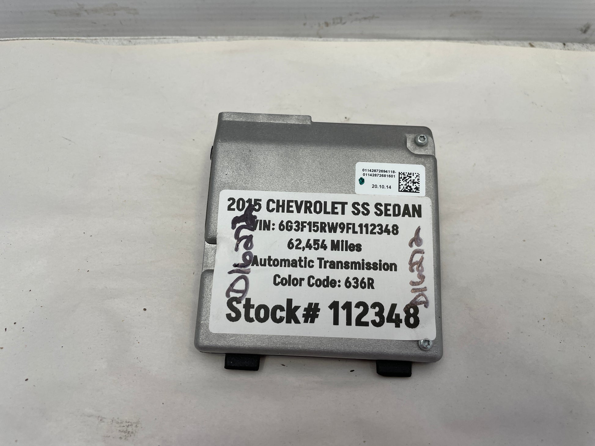 2015 Chevy SS Sedan Lane Departure Camera Module System OEM - Day's Parts Yard