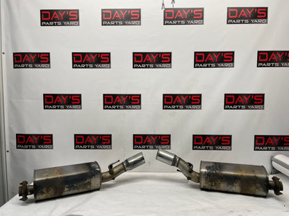 2005 Pontiac GTO RH & LH Axle Back Exhaust Mufflers Factory OEM - Day's Parts Yard