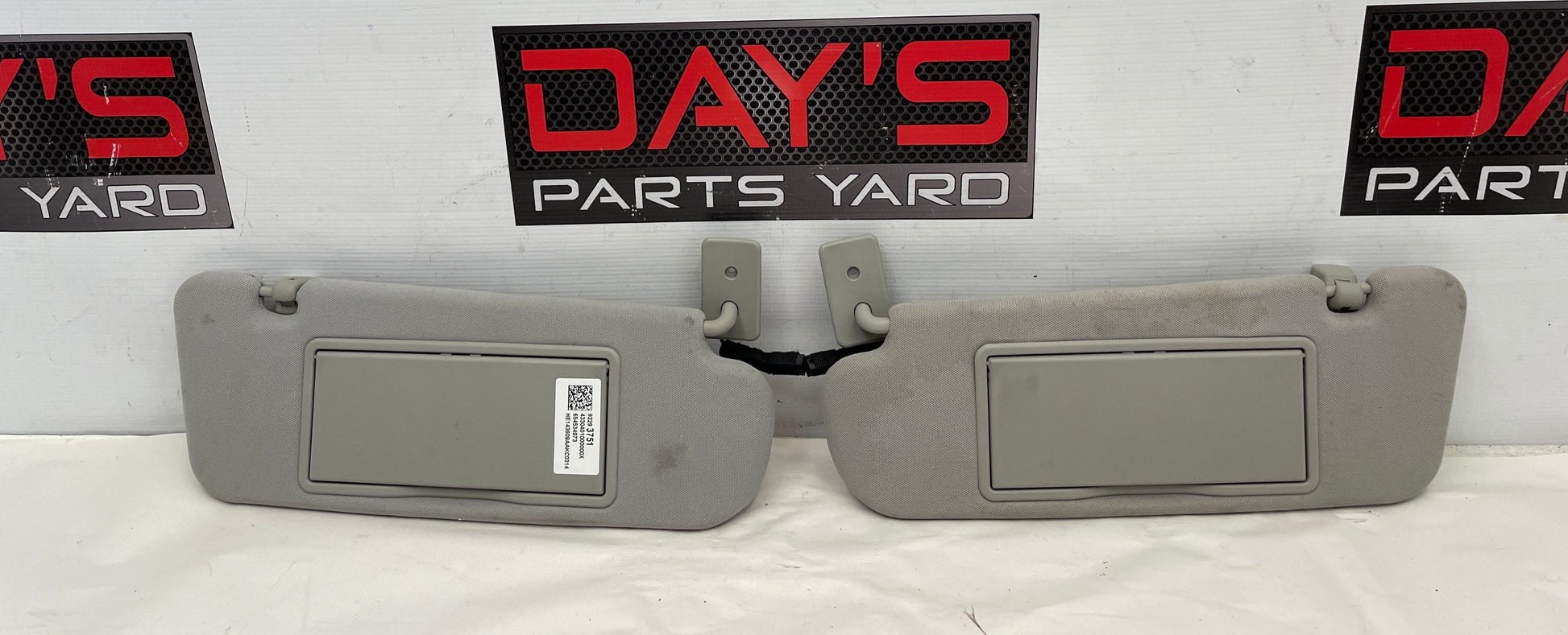 2015 Chevy SS Sedan Sun Visor Sunvisor Set w/ Clips OEM - Day's Parts Yard