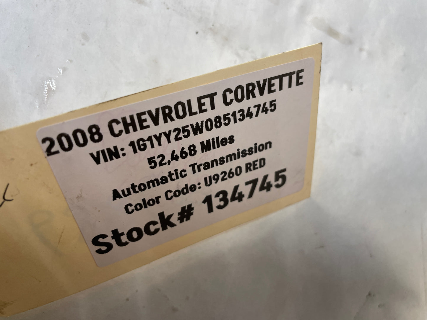 2008 Chevy C6 Corvette RH Passenger Rear Lower Control Arm OEM