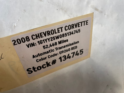 2008 Chevy C6 Corvette RH Passenger Rear Lower Control Arm OEM