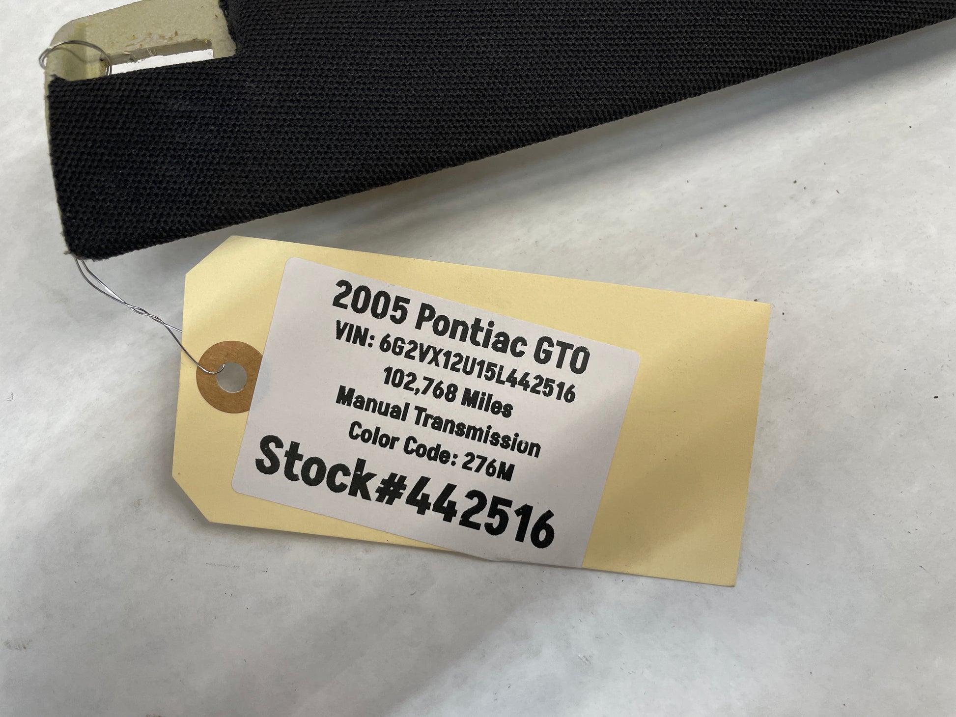 2005 Pontiac GTO RH & LH Interior Windshield A Pillar Trim Cover OEM - Day's Parts Yard