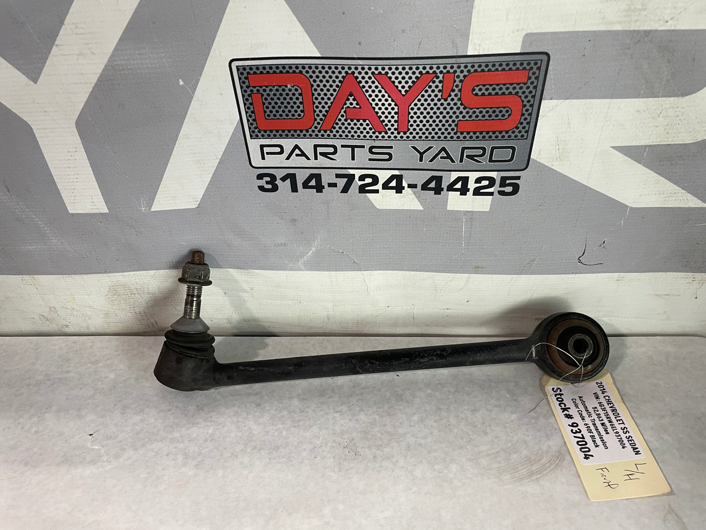 2014 Chevy SS Sedan Front LH Driver Control Arm OEM - Day's Parts Yard