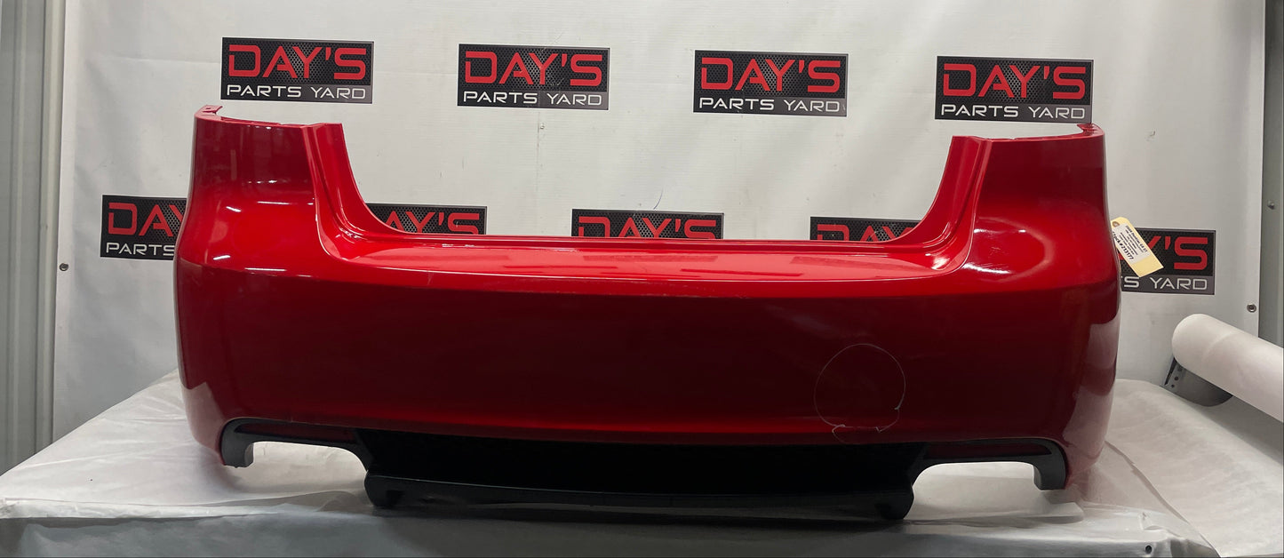 2009 Pontiac G8 GT Rear Bumper Cover Red OEM