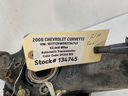 2008 Chevy C6 Corvette RH Passenger Rear Suspension Spindle Knuckle Hub Wheel Bearing OEM