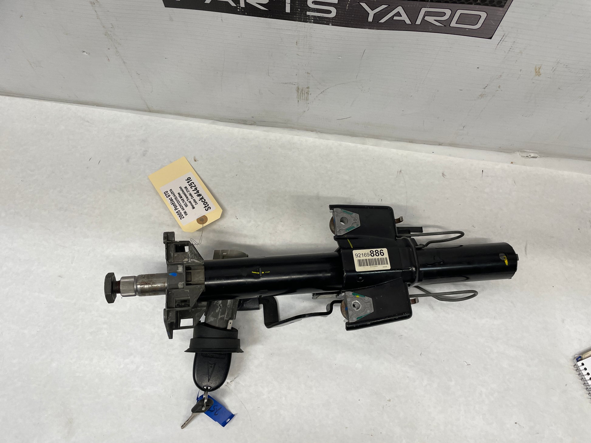 2005 Pontiac GTO Steering Column w/ Key OEM - Day's Parts Yard