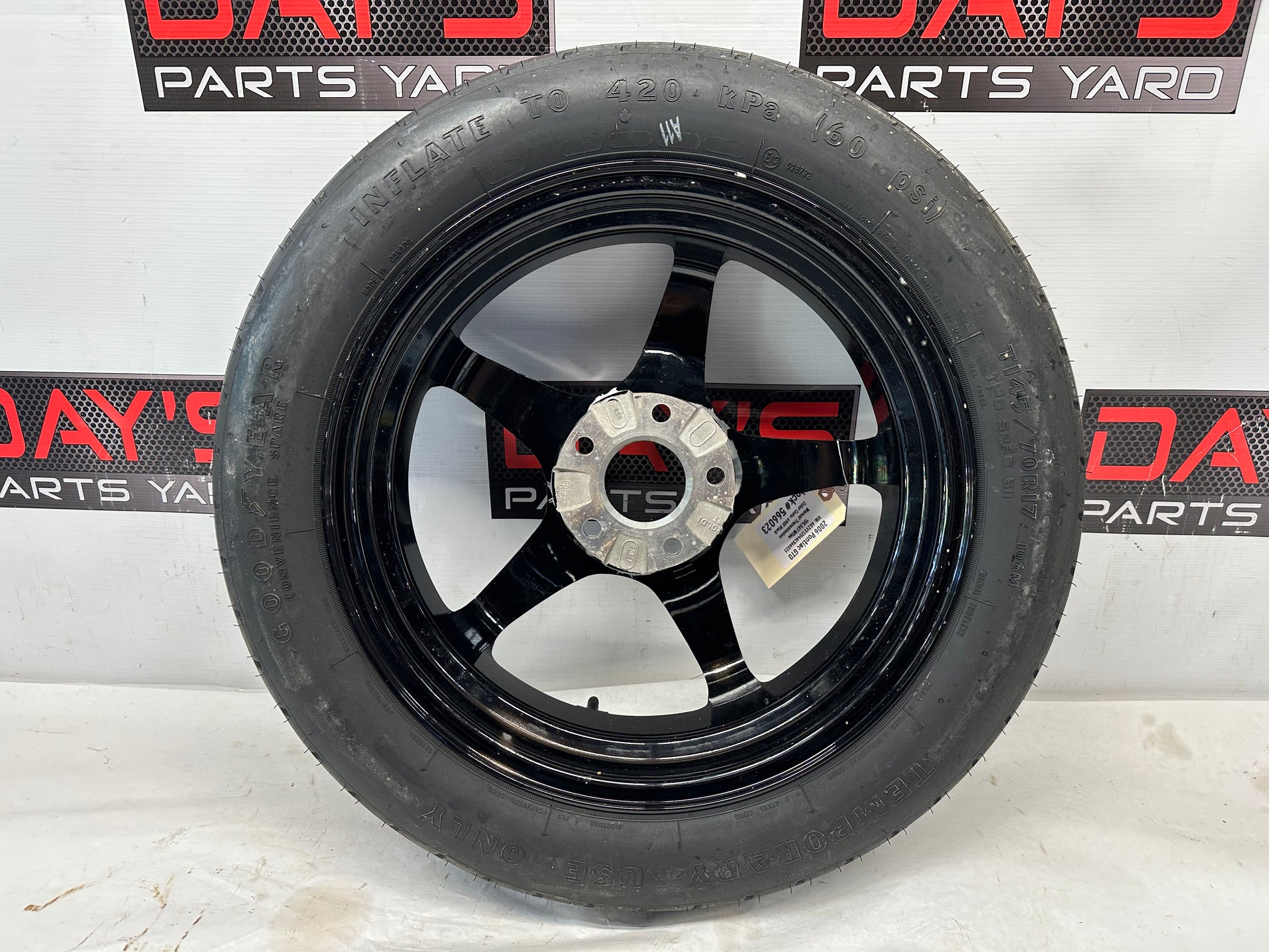 2006 Pontiac GTO Factory OEM Spare Wheel & Tire OEM - Day's Parts Yard