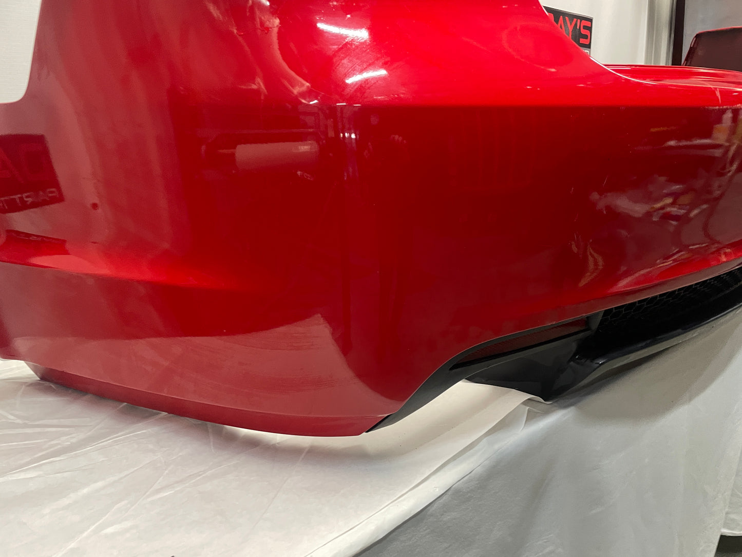 2009 Pontiac G8 GT Rear Bumper Cover Red OEM