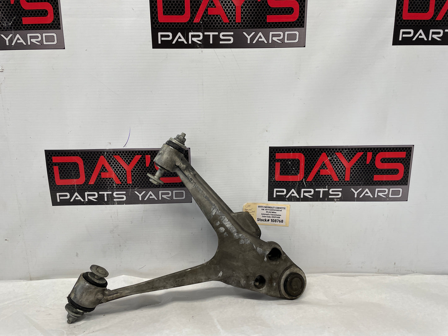 1999 Chevy C5 Corvette LH Driver Front Suspension Lower Control Arm OEM - Day's Parts Yard