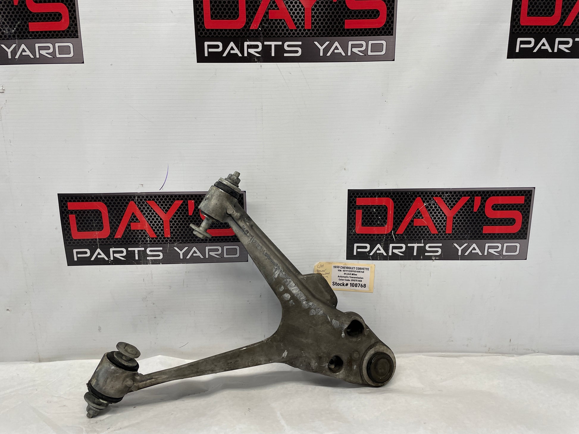 1999 Chevy C5 Corvette LH Driver Front Suspension Lower Control Arm OEM - Day's Parts Yard