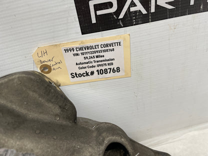 1999 Chevy C5 Corvette LH Driver Front Suspension Lower Control Arm OEM - Day's Parts Yard