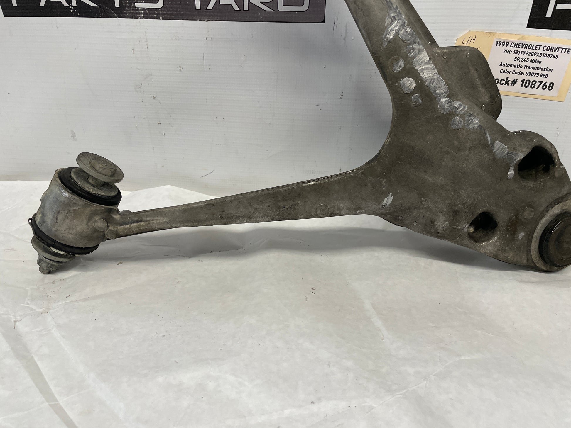 1999 Chevy C5 Corvette LH Driver Front Suspension Lower Control Arm OEM - Day's Parts Yard