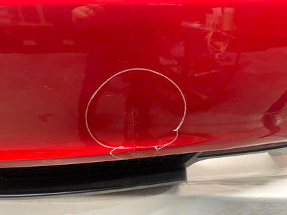 2009 Pontiac G8 GT Rear Bumper Cover Red OEM