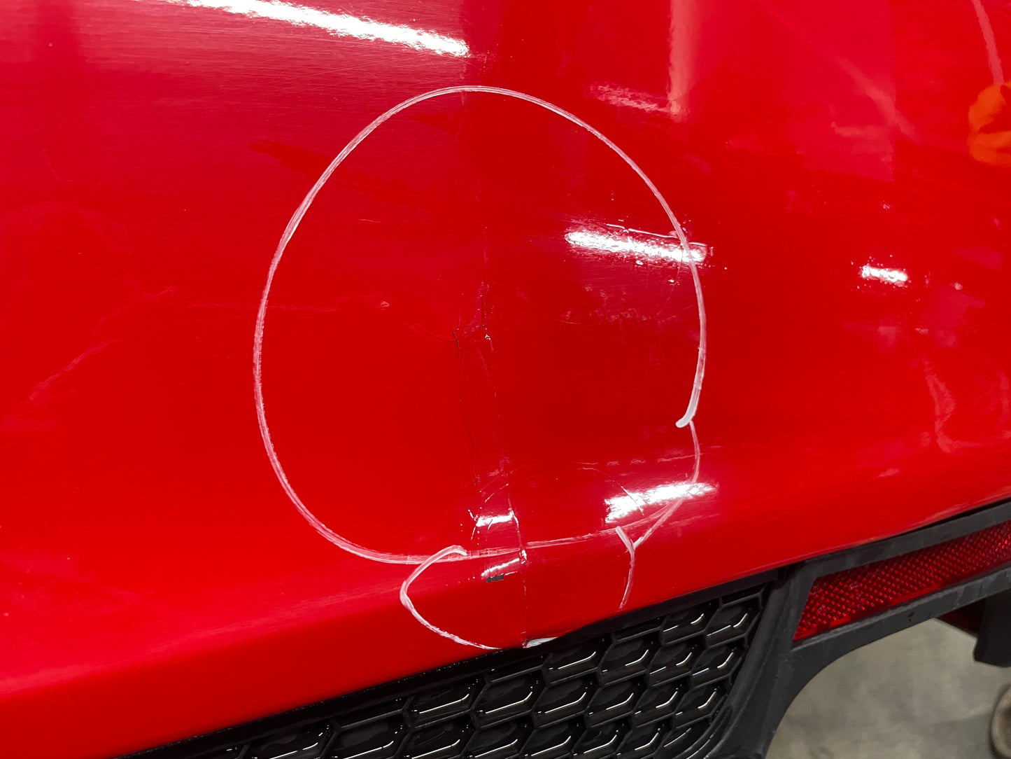 2009 Pontiac G8 GT Rear Bumper Cover Red OEM