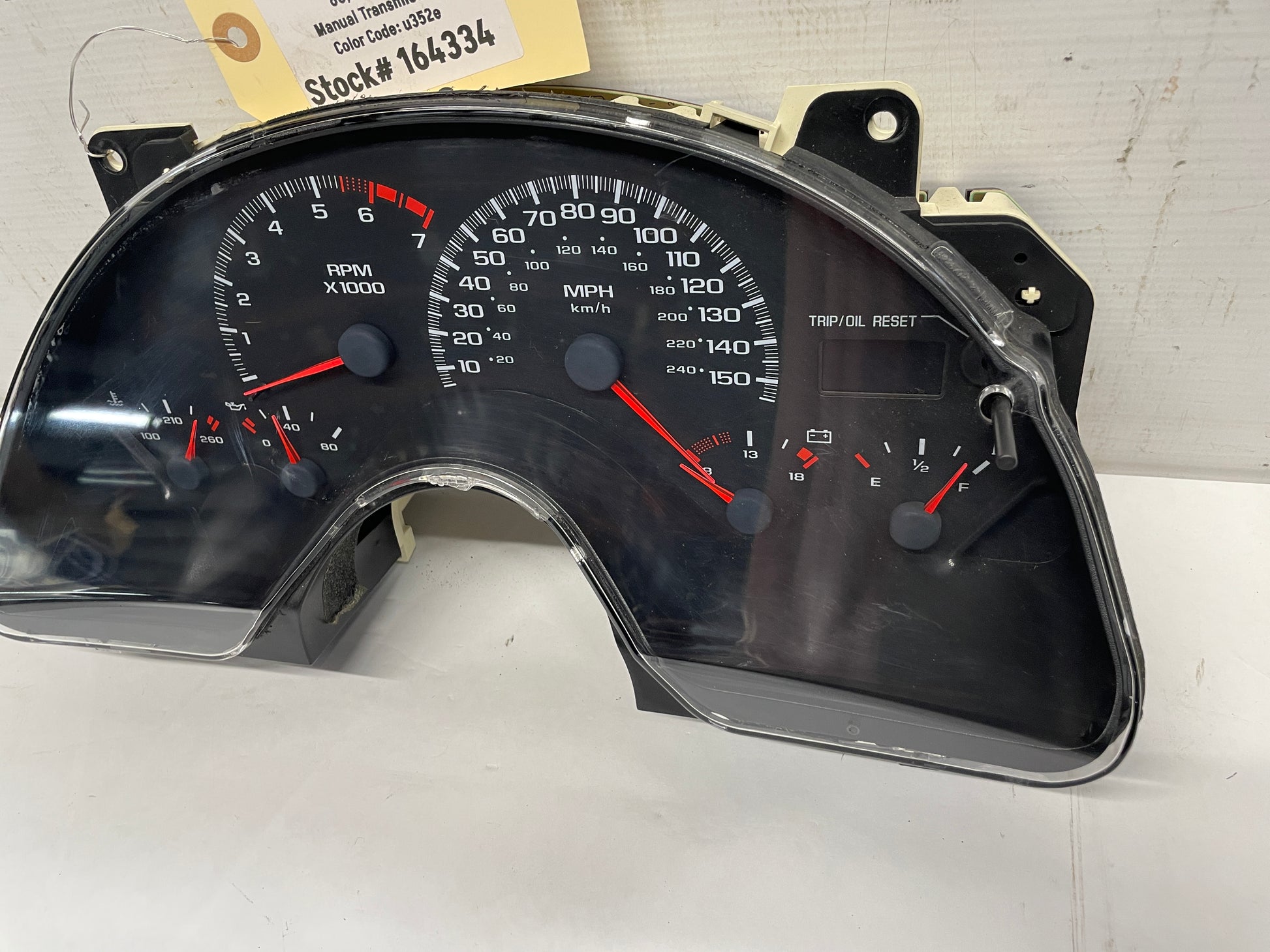 2000 Chevy Camaro Z28 Gauge Cluster Speedometer 88k OEM - Day's Parts Yard