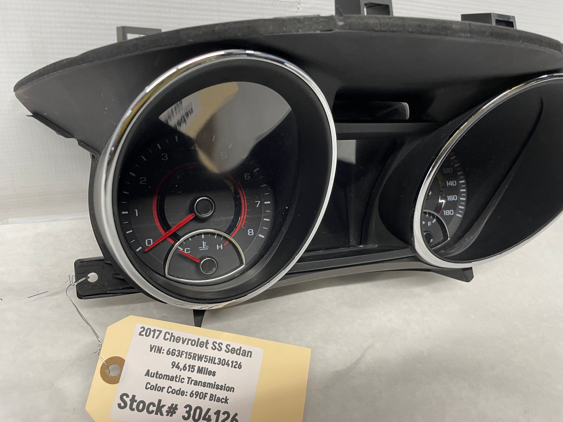 2017 Chevy SS Sedan Gauge Cluster Speedometer Instrument Panel OEM - Day's Parts Yard