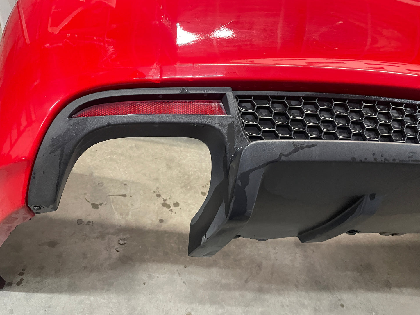 2009 Pontiac G8 GT Rear Bumper Cover Red OEM