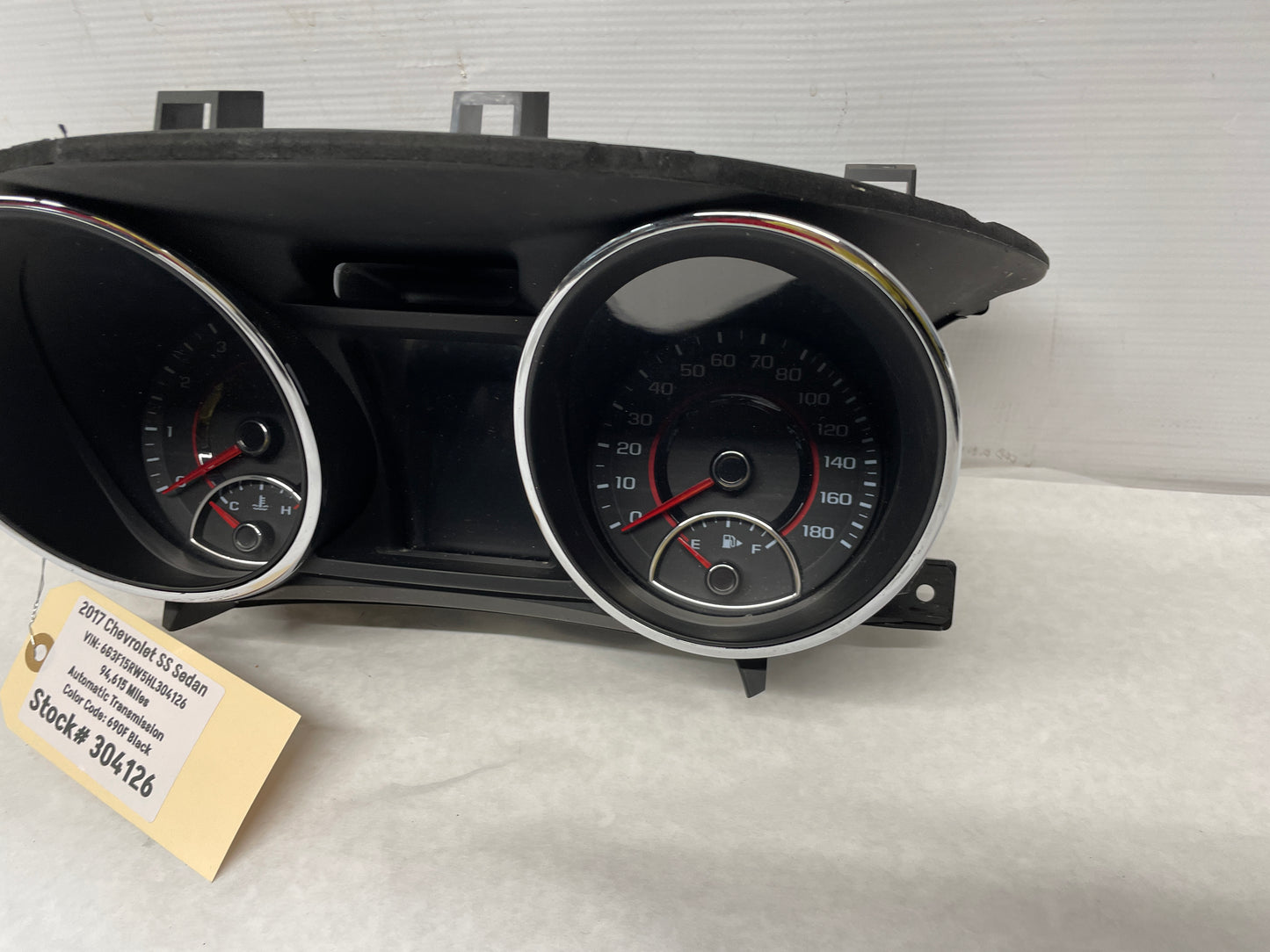 2017 Chevy SS Sedan Gauge Cluster Speedometer Instrument Panel OEM - Day's Parts Yard