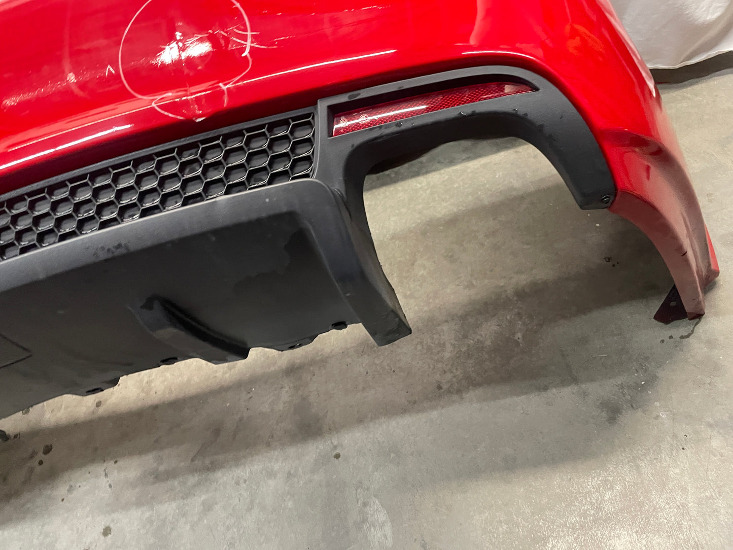 2009 Pontiac G8 GT Rear Bumper Cover Red OEM