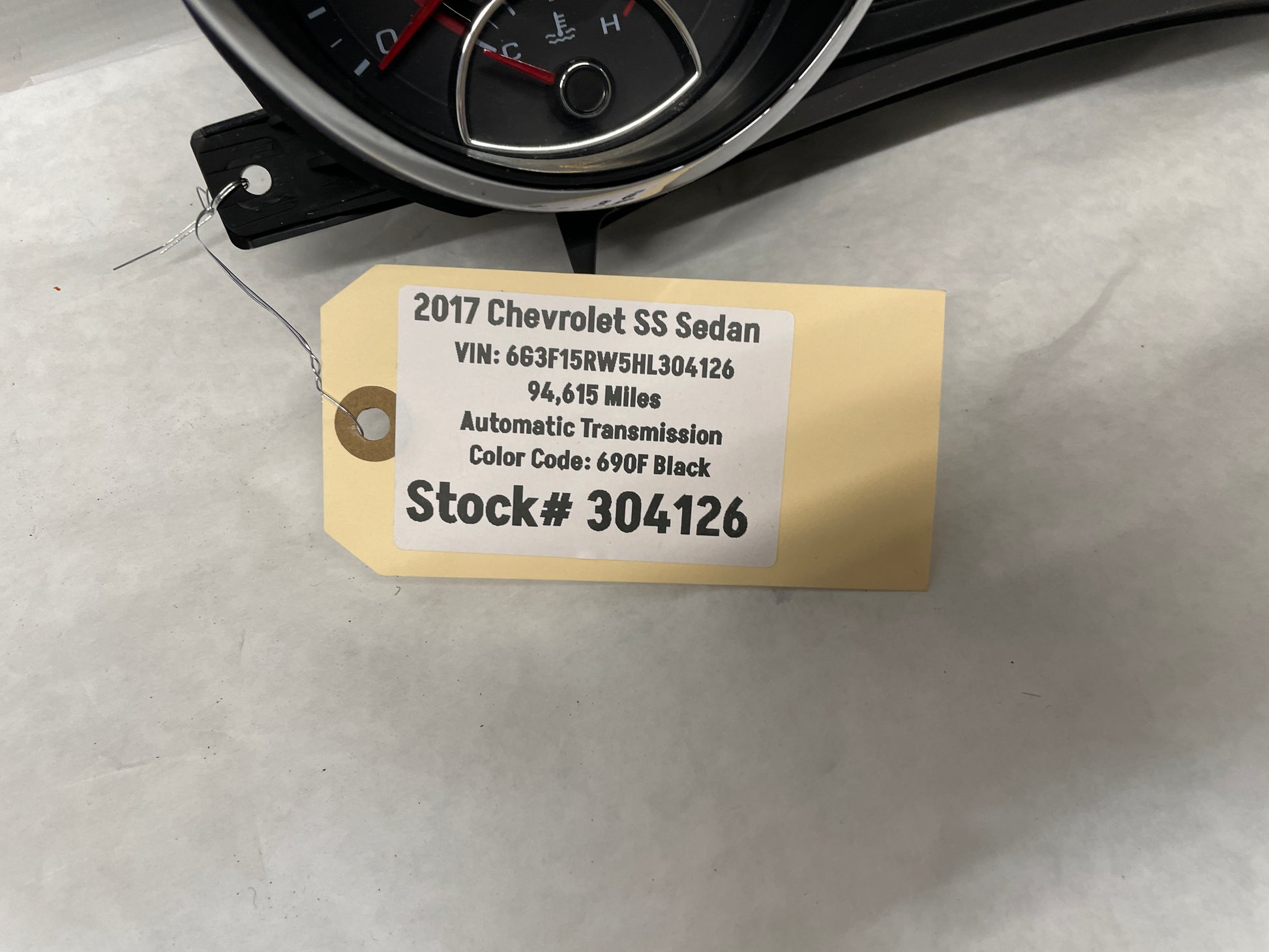2017 Chevy SS Sedan Gauge Cluster Speedometer Instrument Panel OEM - Day's Parts Yard