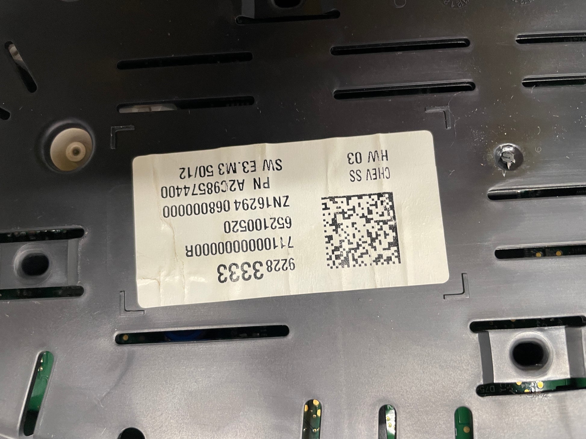 2017 Chevy SS Sedan Gauge Cluster Speedometer Instrument Panel OEM - Day's Parts Yard