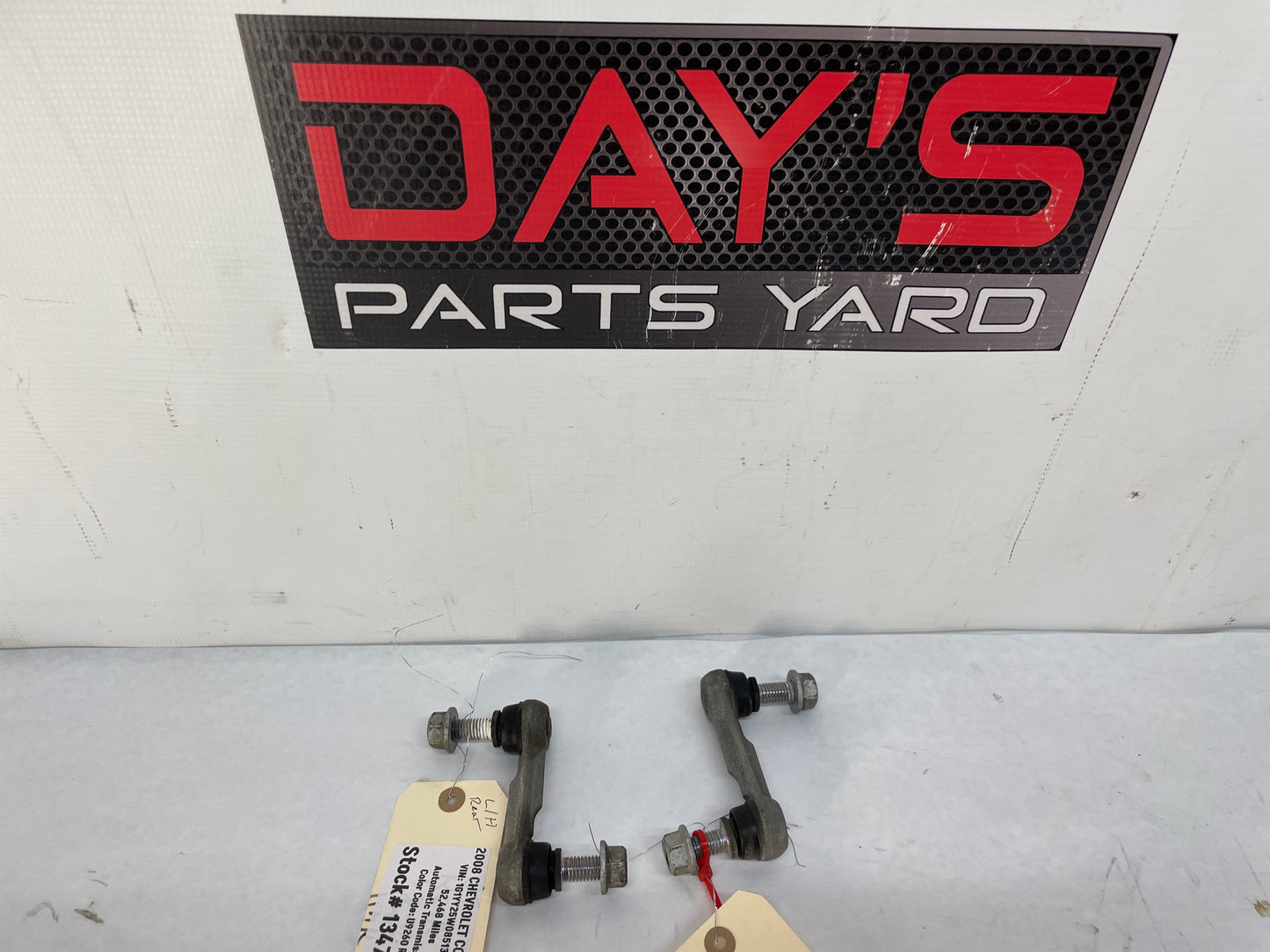 2008 Chevy C6 Corvette Rear Suspension Stabilizer Sway Bar End Links OEM