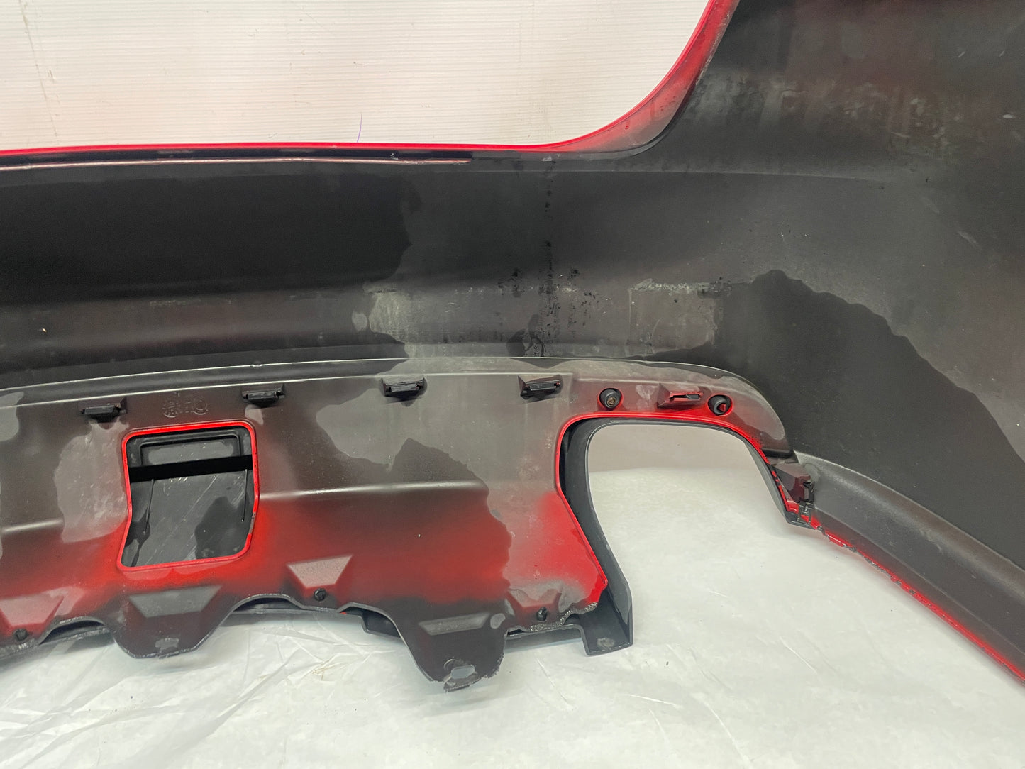 2009 Pontiac G8 GT Rear Bumper Cover Red OEM
