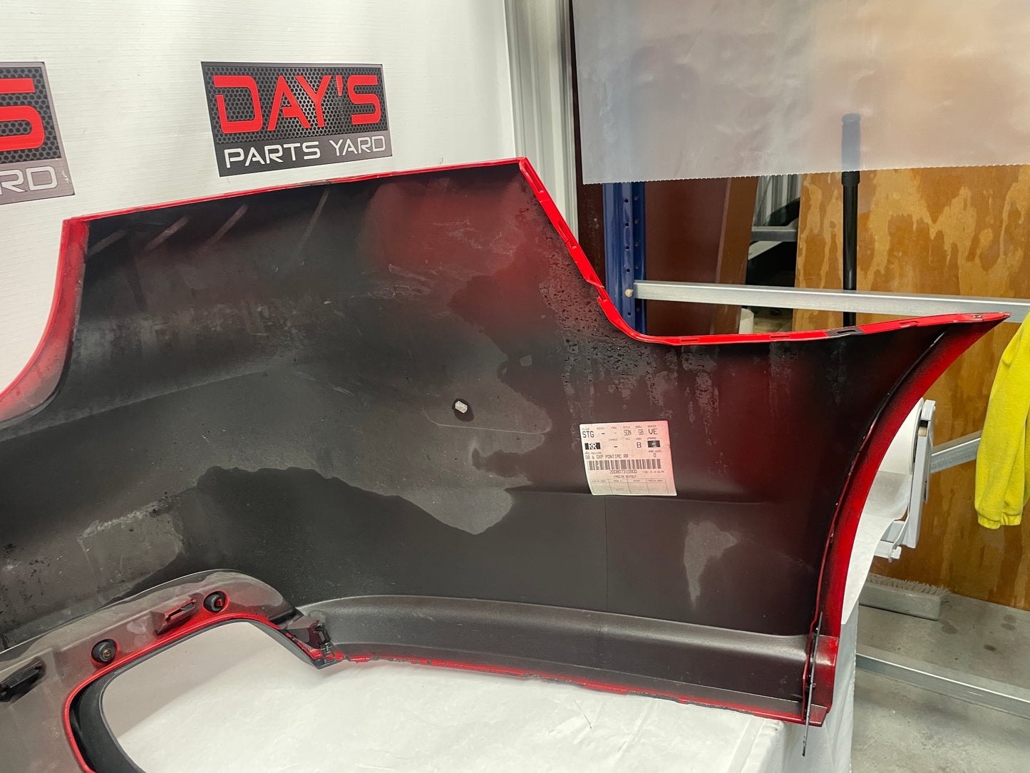 2009 Pontiac G8 GT Rear Bumper Cover Red OEM