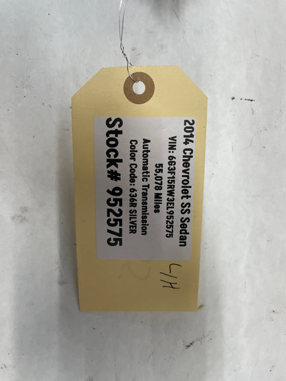 2014 Chevy SS Sedan Exterior Door Handles Set Silver OEM