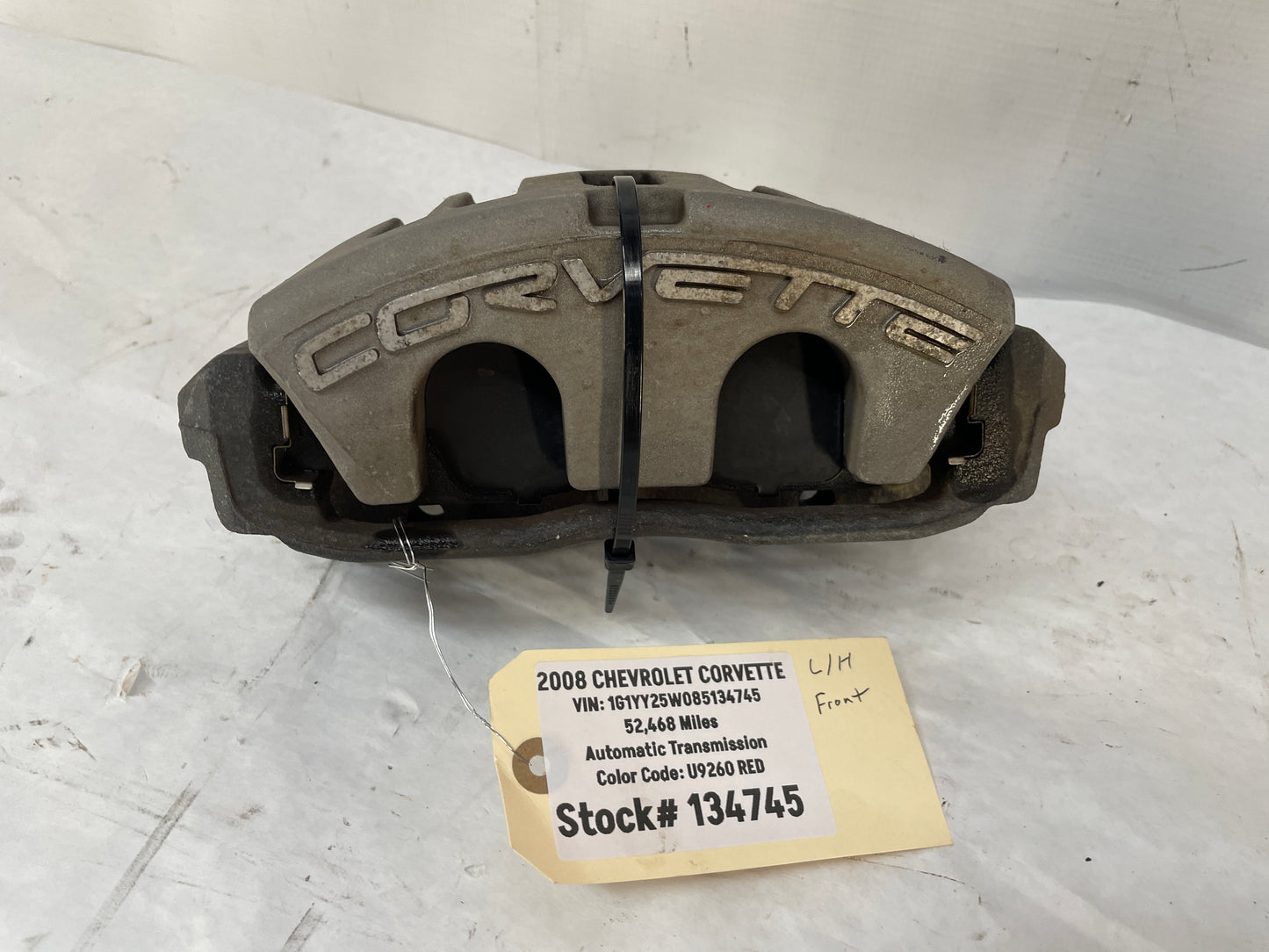 2008 Chevy C6 Corvette RH & LH Front Brake Calipers OEM