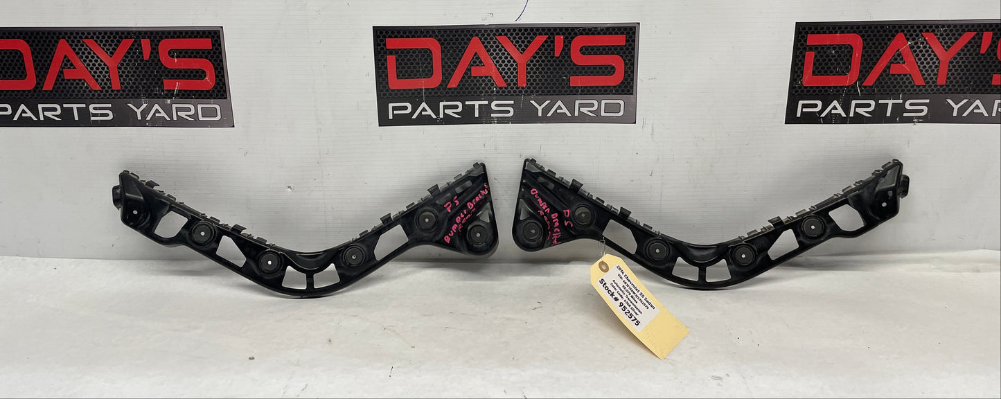 2014 Chevy SS Sedan RH & LH Rear Bumper Brackets Guides OEM