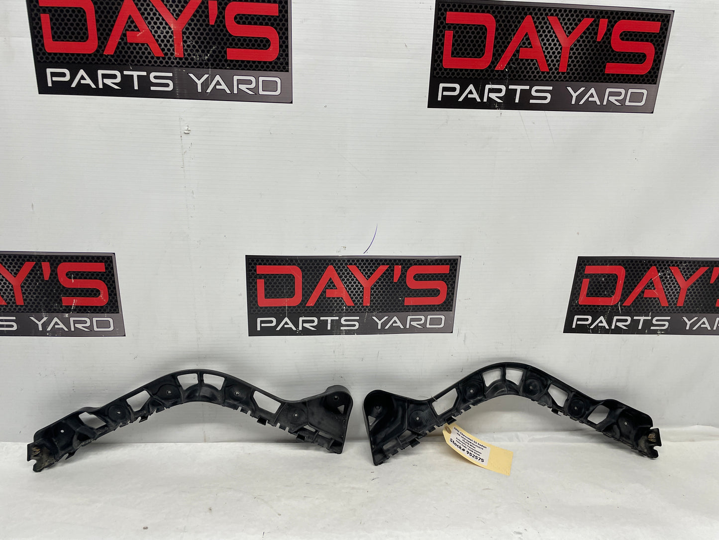 2014 Chevy SS Sedan RH & LH Rear Bumper Brackets Guides OEM