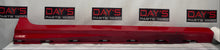 2009 Pontiac G8 GT RH Passenger Rocker Molding Side Skirt Panel Trim Red OEM