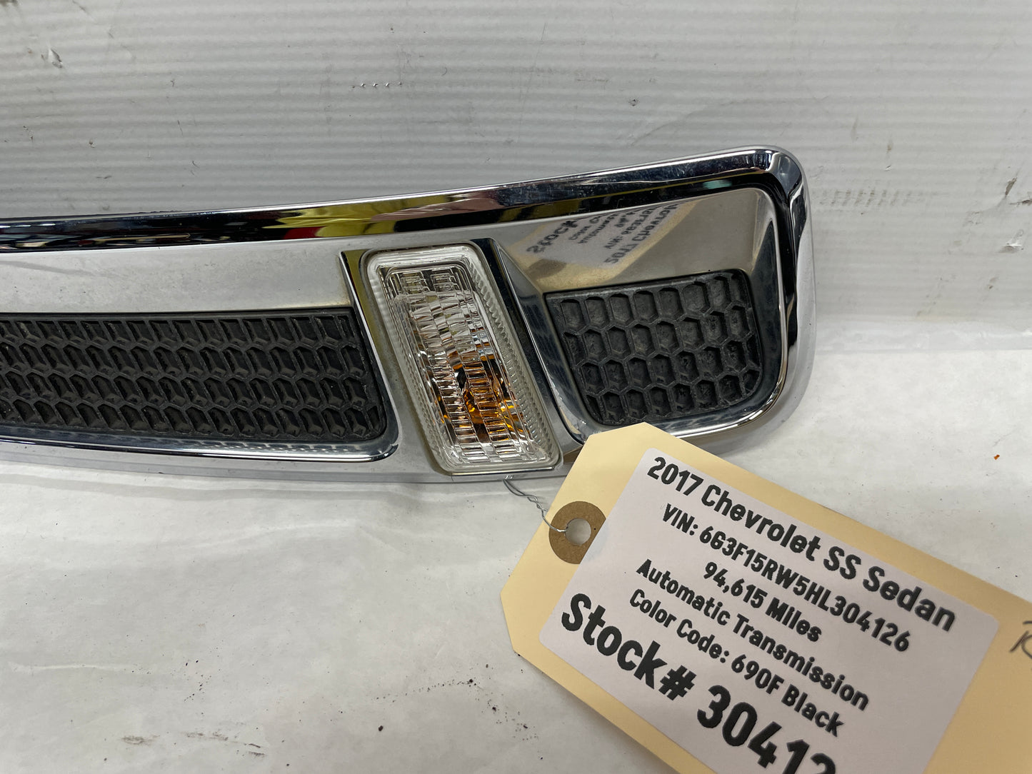 2017 Chevy SS Sedan RH Passenger Fender Side Marker Lights Tail Lamp OEM