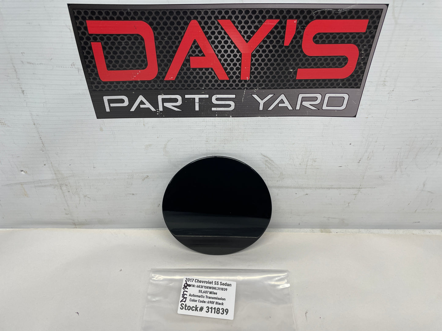 2017 Chevy SS Sedan Fuel Gas Door Cover Black OEM - Day's Parts Yard