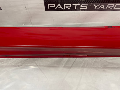 2009 Pontiac G8 GT RH Passenger Rocker Molding Side Skirt Panel Trim Red OEM