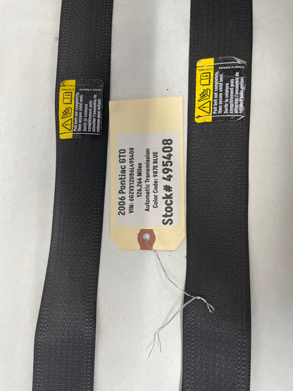 2006 Pontiac GTO RH & LH Rear Seat Belt Seatbelt Retractors OEM - Day's Parts Yard