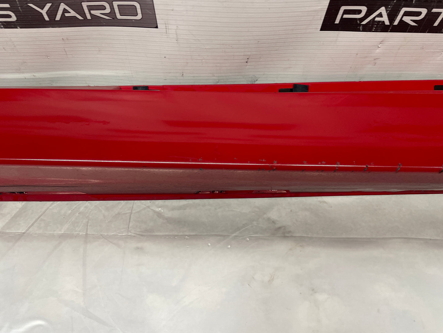 2009 Pontiac G8 GT RH Passenger Rocker Molding Side Skirt Panel Trim Red OEM