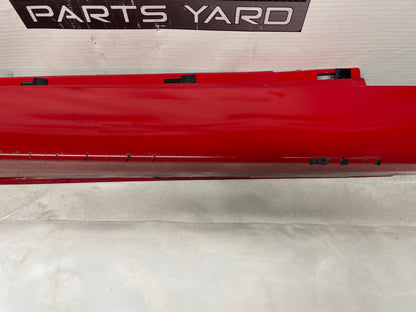 2009 Pontiac G8 GT RH Passenger Rocker Molding Side Skirt Panel Trim Red OEM