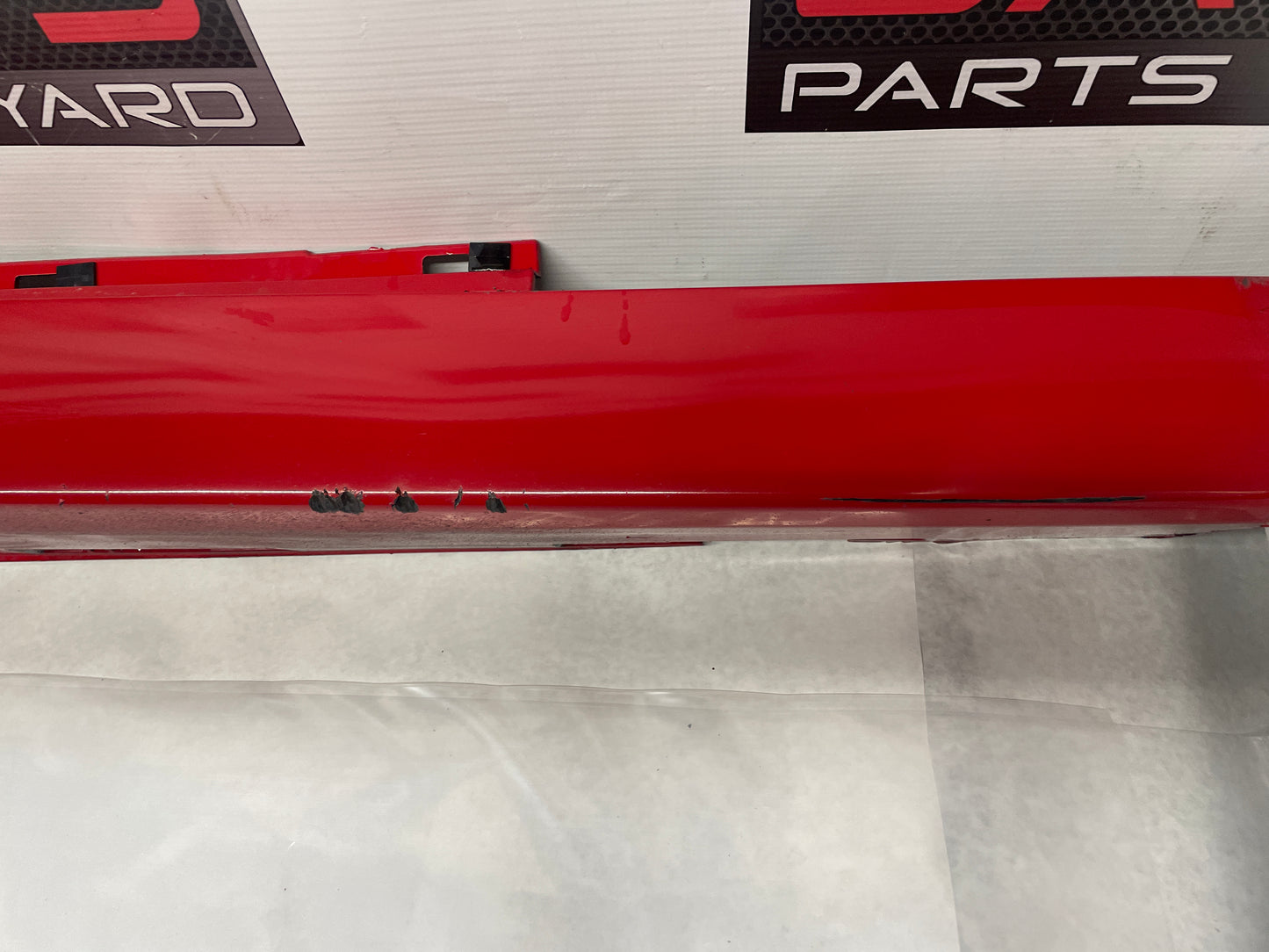 2009 Pontiac G8 GT RH Passenger Rocker Molding Side Skirt Panel Trim Red OEM
