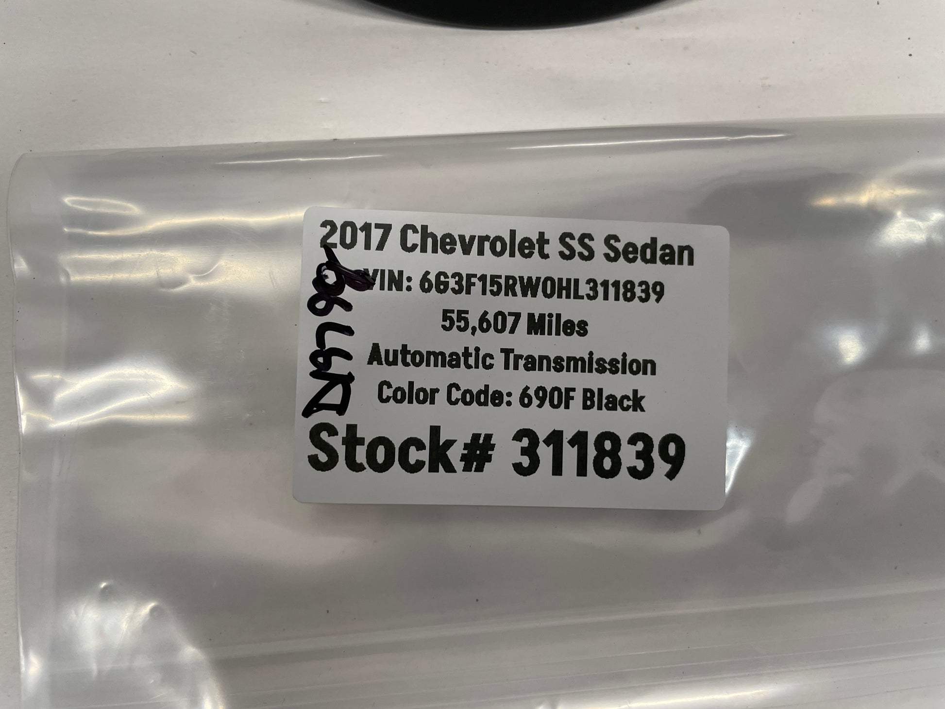 2017 Chevy SS Sedan Fuel Gas Door Cover Black OEM - Day's Parts Yard