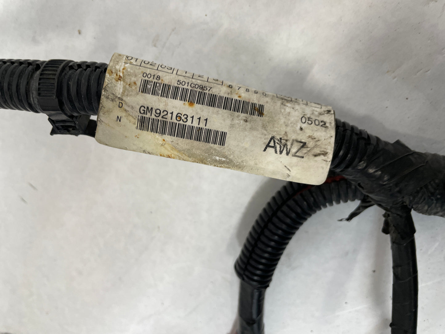 2005 Pontiac GTO Starter Alternator Positive Negative Battery Cable Wiring Harness OEM - Day's Parts Yard