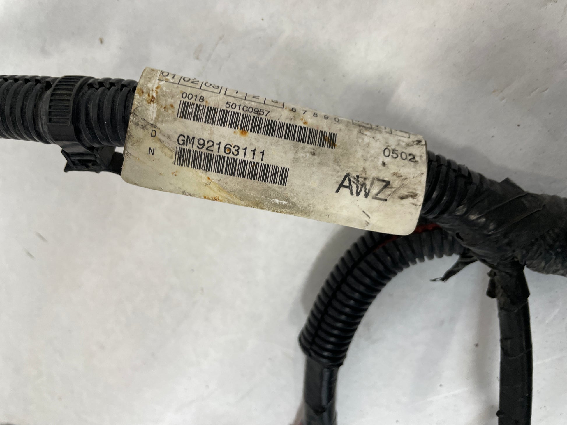 2005 Pontiac GTO Starter Alternator Positive Negative Battery Cable Wiring Harness OEM - Day's Parts Yard
